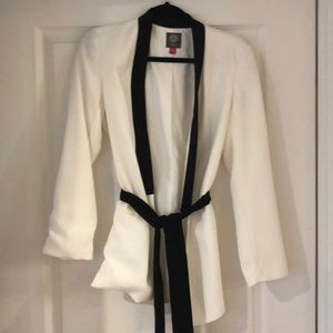 NWOT Vince Camuto white and black jacket